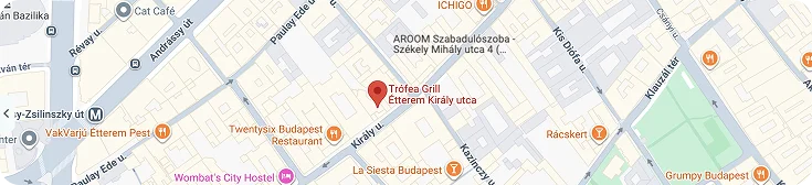 A Respor társasjátékklub helyszíne Szombathely térképén